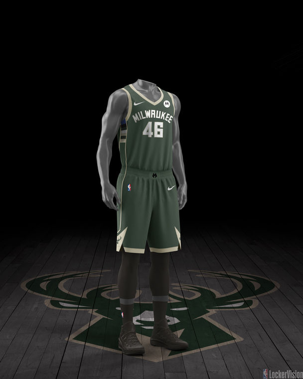 NBA LockerVision - Milwaukee Bucks - Icon Edition - Game Outfit
